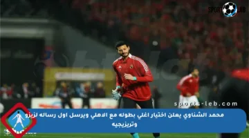محمد الشناوي يعلن اختيار أغلى بطولة مع الأهلي ويرسل أول رسالة لزيزو وتريزيجيه